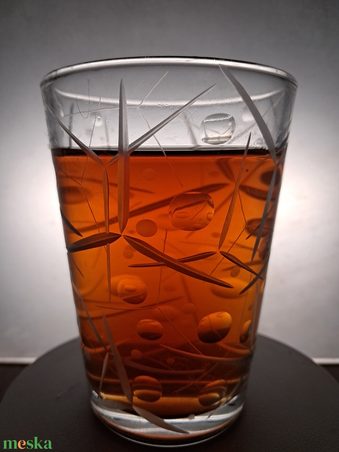 Forgás- geometriai mintás pohár - otthon & életmód - konyhafelszerelés, tálalás - tálalás - pohár - Meska.hu
