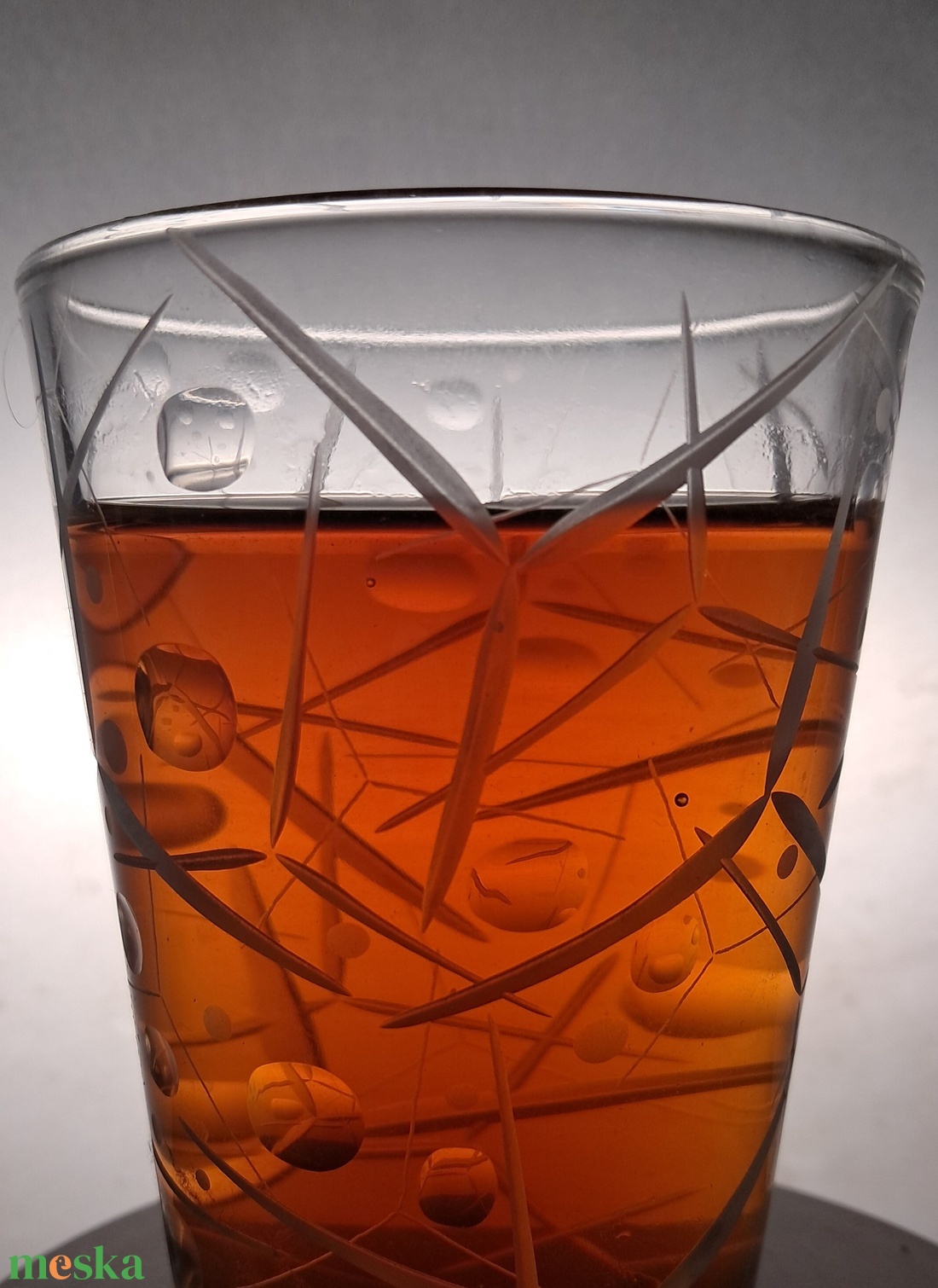 Forgás- geometriai mintás pohár - otthon & életmód - konyhafelszerelés, tálalás - tálalás - pohár - Meska.hu