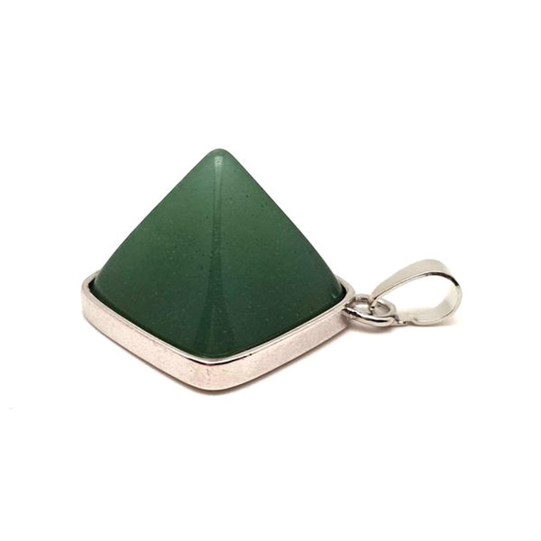 Piramis medál fémmel Aventurin 2x2cm - ékszer - nyaklánc - medál - Meska.hu Piramis medál fémmel Aventurin 2x2cm - ékszer - nyaklánc - medál - Meska.hu