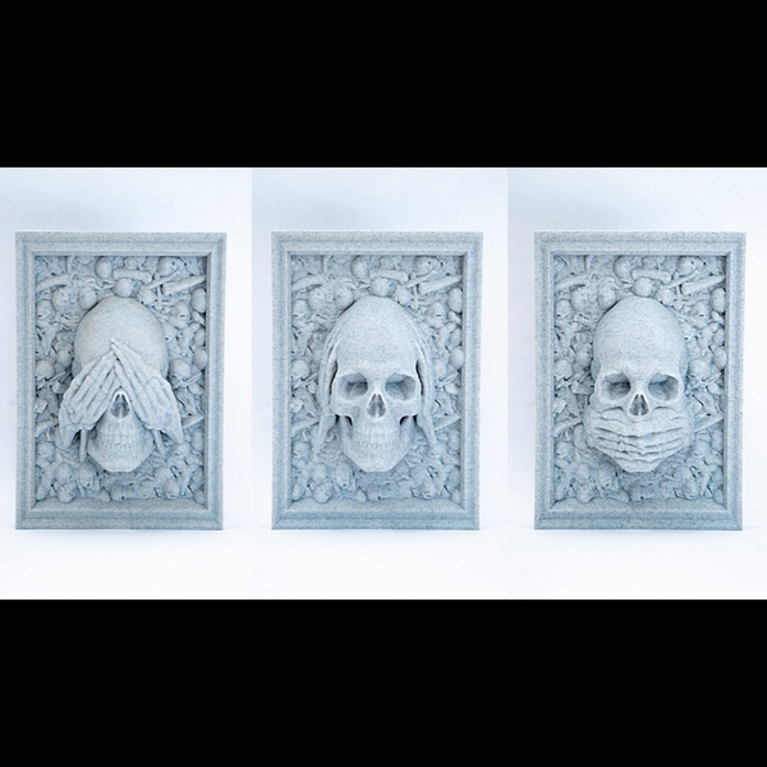 Three Wise skulls koponyák - otthon & életmód - dekoráció - dísztárgy - Meska.hu Three Wise skulls koponyák - otthon & életmód - dekoráció - dísztárgy - Meska.hu