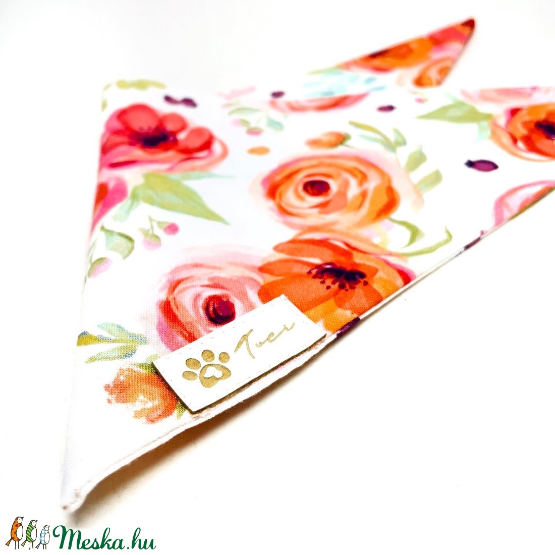 Virág mintás kutya sál - bandana - ruha & divat - sál, sapka, kendő - sál - Meska.hu Virág mintás kutya sál - bandana - ruha & divat - sál, sapka, kendő - sál - Meska.hu