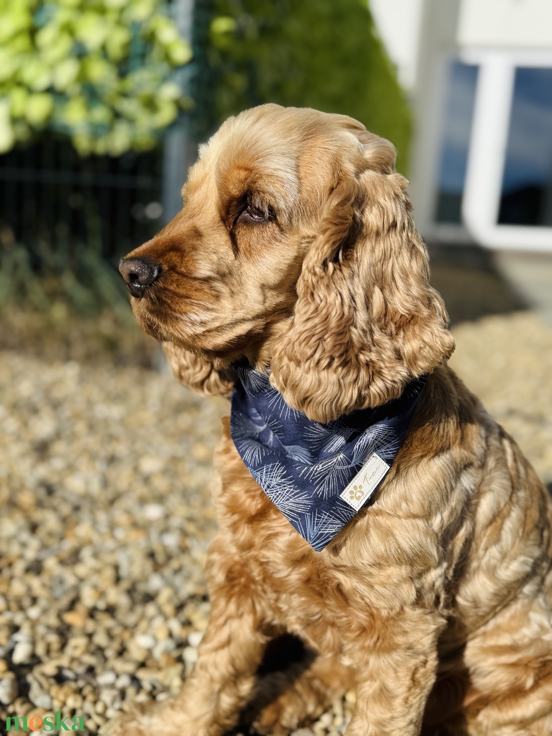 Csendes éj karácsonyi bandana/kendő kutyáknak -  - Meska.hu