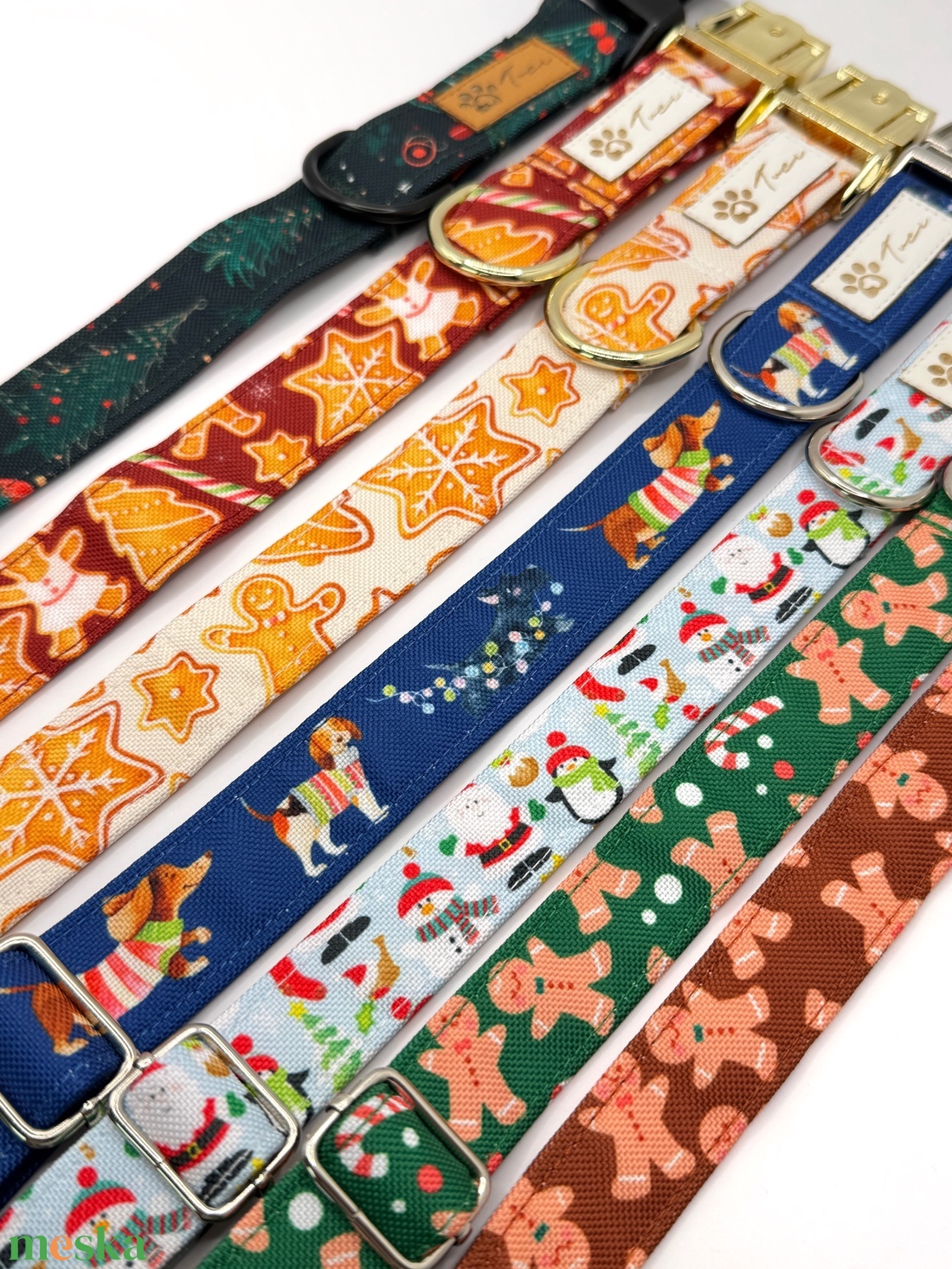 Ünnepi nyakörvek  - otthon & életmód - kisállatoknak - kutyáknak - kutya nyakörv - Meska.hu