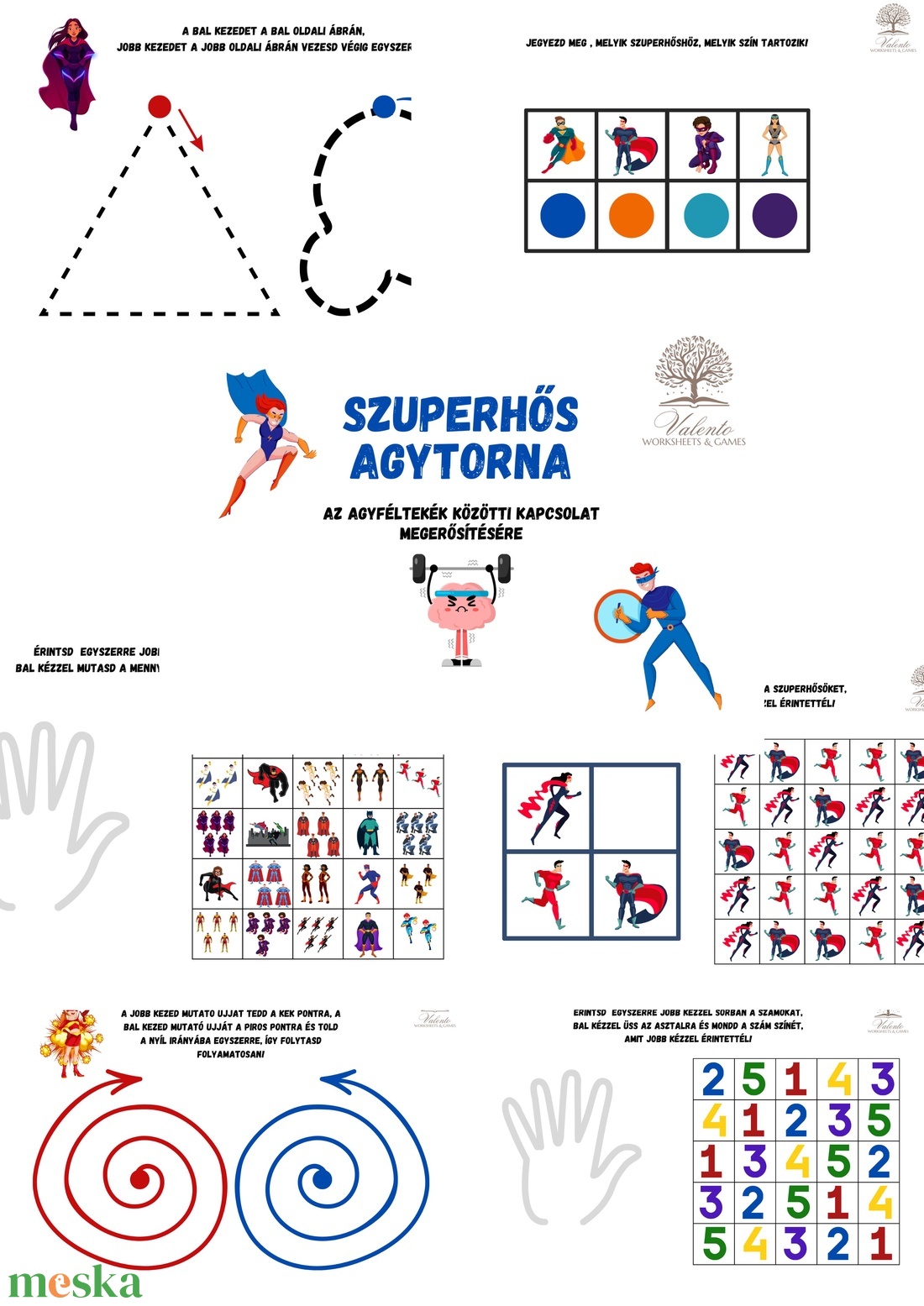 Szuperhős agytorna - játék & sport - készségfejlesztő és logikai játék - oktató játékok - Meska.hu Szuperhős agytorna - játék & sport - készségfejlesztő és logikai játék - oktató játékok - Meska.hu