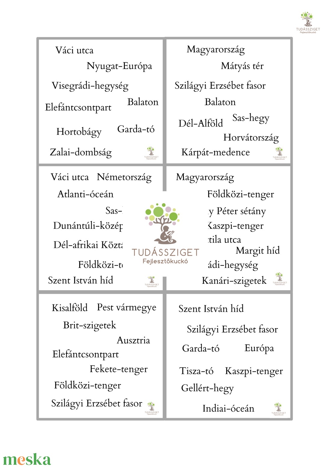 Földrajzi nevek Dobble - játék & sport - készségfejlesztő és logikai játék - oktató játékok - Meska.hu Földrajzi nevek Dobble - játék & sport - készségfejlesztő és logikai játék - oktató játékok - Meska.hu