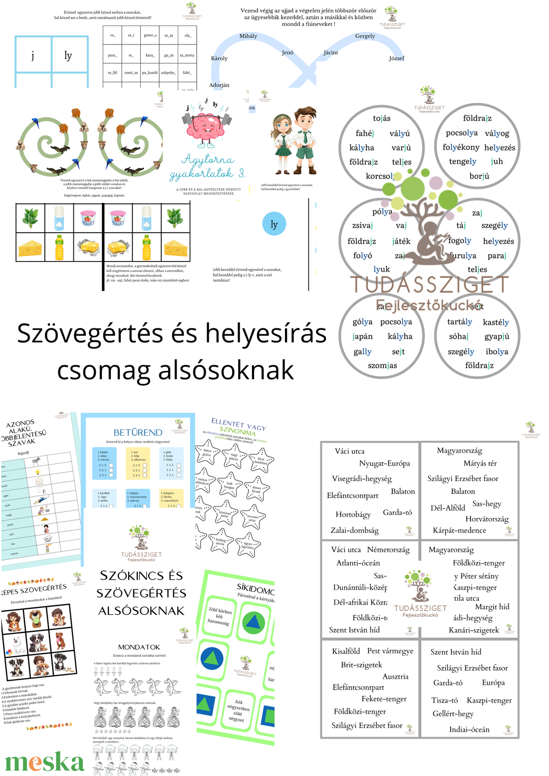Szövegértés és helyesírás csomag alsósoknak - játék & sport - készségfejlesztő és logikai játék - oktató játékok - Meska.hu Szövegértés és helyesírás csomag alsósoknak - játék & sport - készségfejlesztő és logikai játék - oktató játékok - Meska.hu