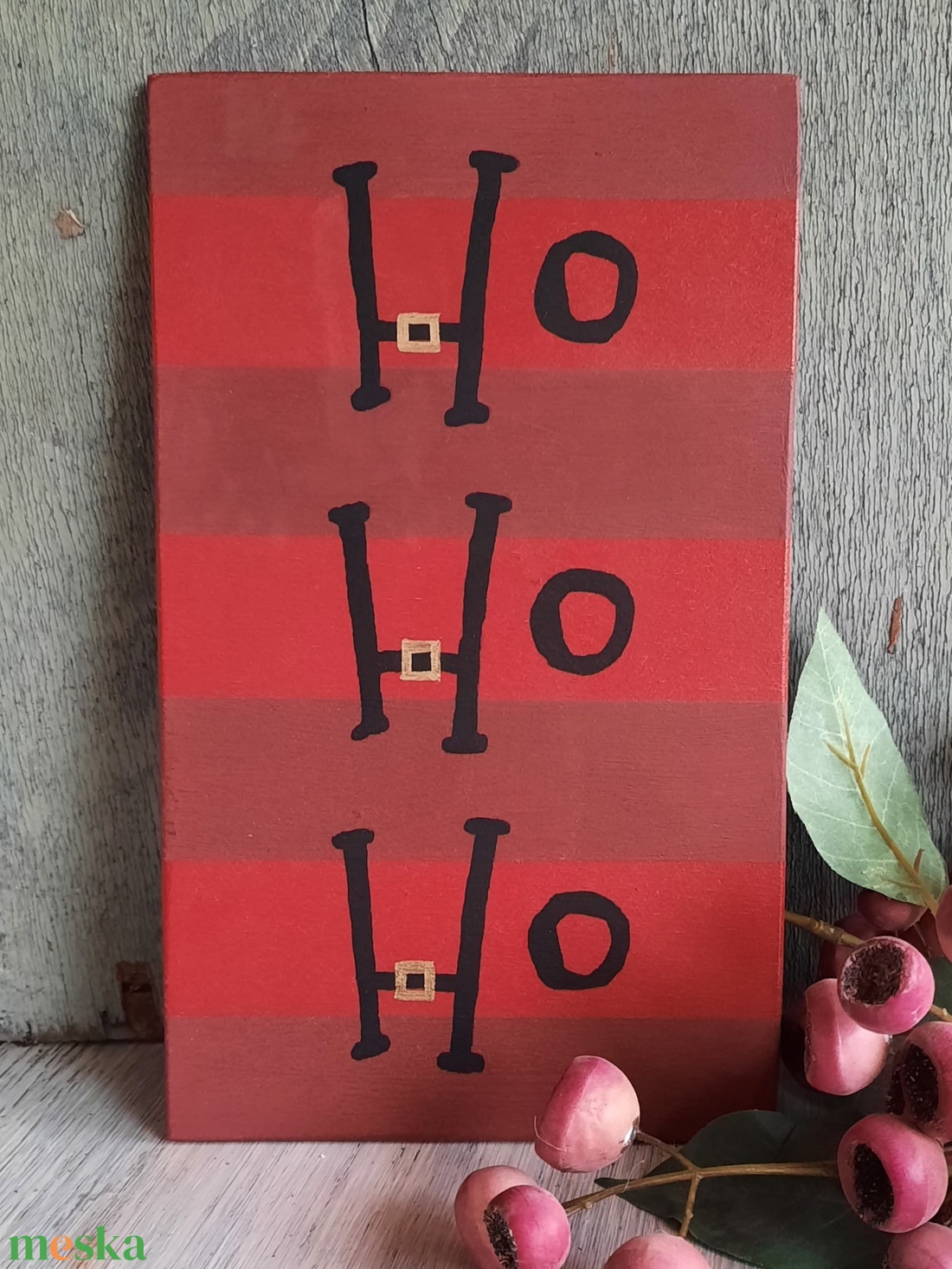 HoHoHo táblakép - esküvő - dekoráció - tábla & jelzés - Meska.hu HoHoHo táblakép - esküvő - dekoráció - tábla & jelzés - Meska.hu