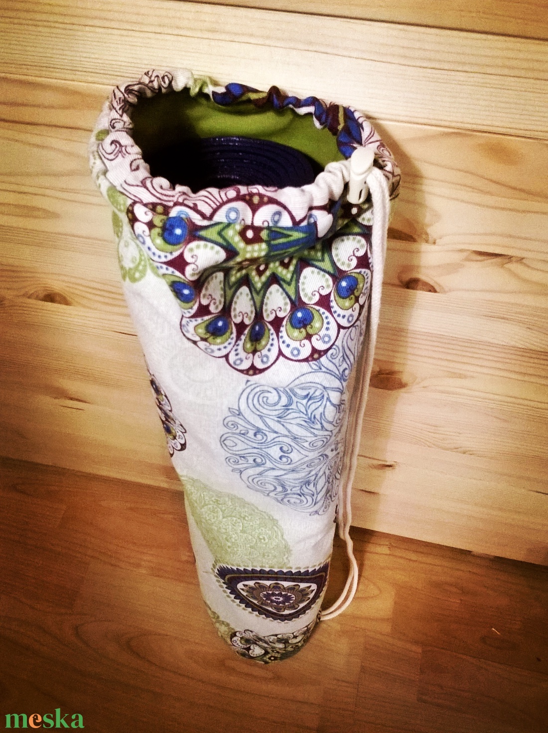 vászon jóga, fitnesz matrac tartó táska - táska & tok - hátizsák - tornazsák, gymbag - Meska.hu