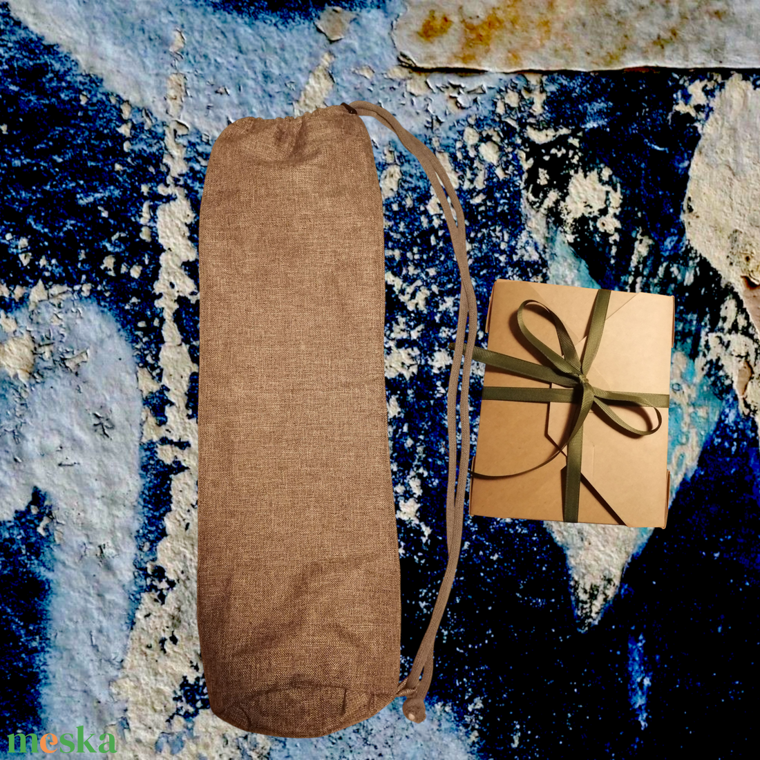 vászon jóga, fitnesz matrac táska - táska & tok - hátizsák - tornazsák, gymbag - Meska.hu