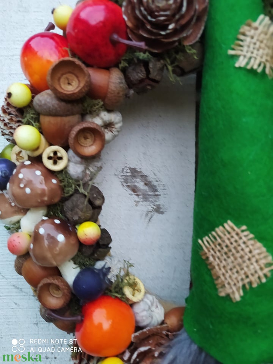 Őszi kopogtató, ajtódísz egy vicces manóval - otthon & lakás - dekoráció - ajtódísz & kopogtató - Meska.hu Őszi kopogtató, ajtódísz egy vicces manóval - otthon & lakás - dekoráció - ajtódísz & kopogtató - Meska.hu