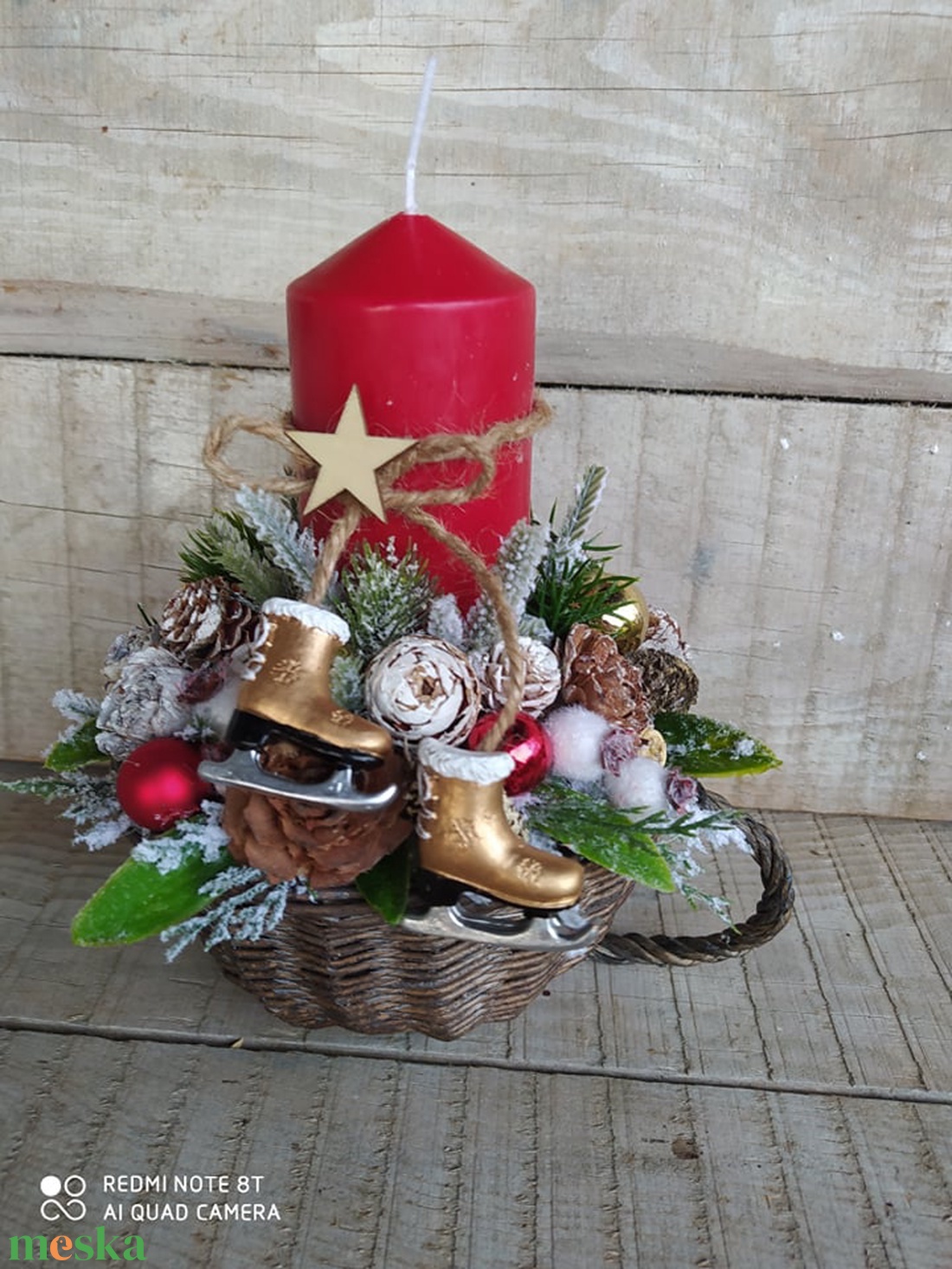 Karácsonyi, adventi asztaldísz korcsolyával - karácsony - adventi díszek - adventi asztaldísz - Meska.hu Karácsonyi, adventi asztaldísz korcsolyával - karácsony - adventi díszek - adventi asztaldísz - Meska.hu