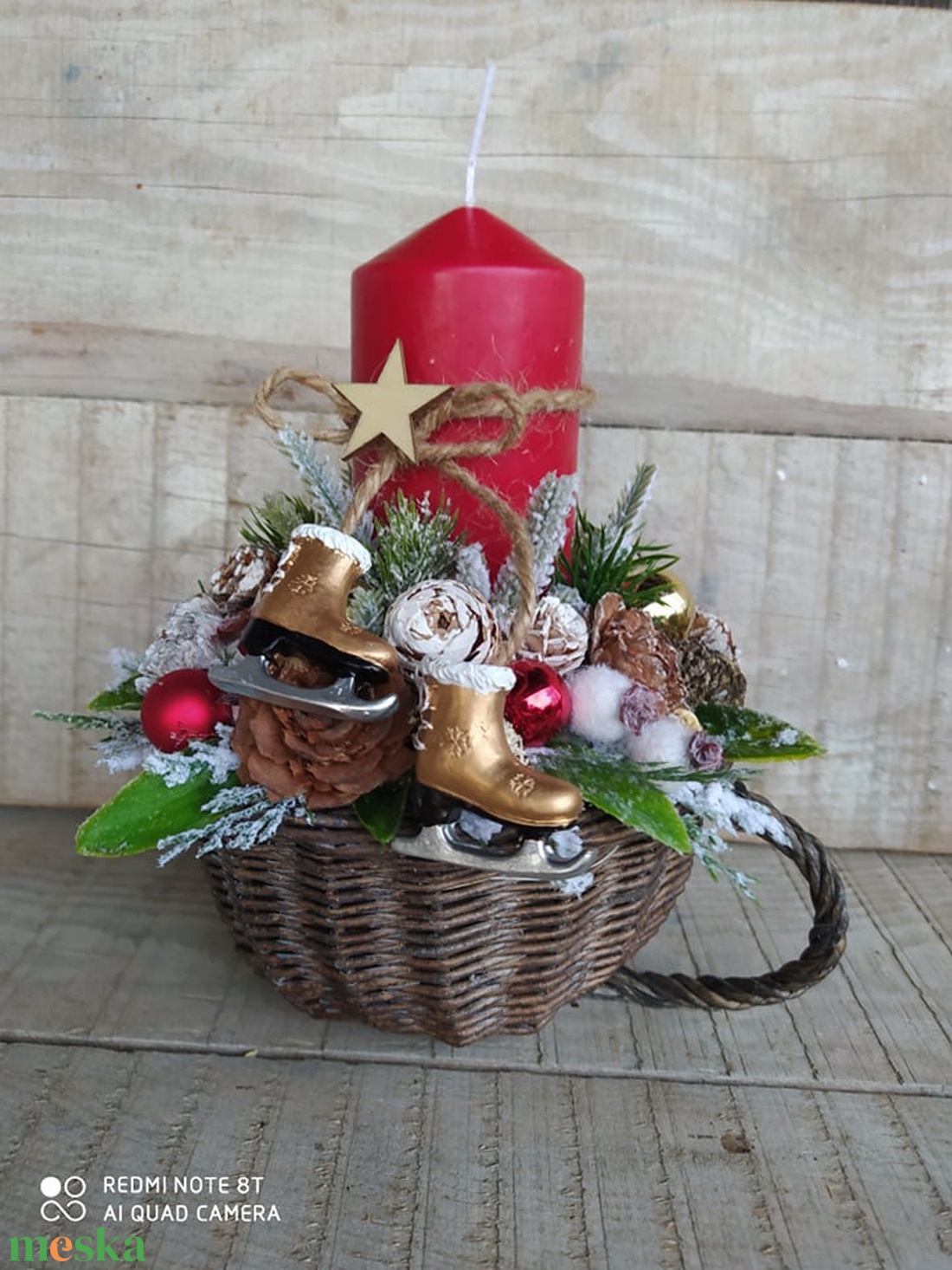 Karácsonyi, adventi asztaldísz korcsolyával - karácsony - adventi díszek - adventi asztaldísz - Meska.hu Karácsonyi, adventi asztaldísz korcsolyával - karácsony - adventi díszek - adventi asztaldísz - Meska.hu