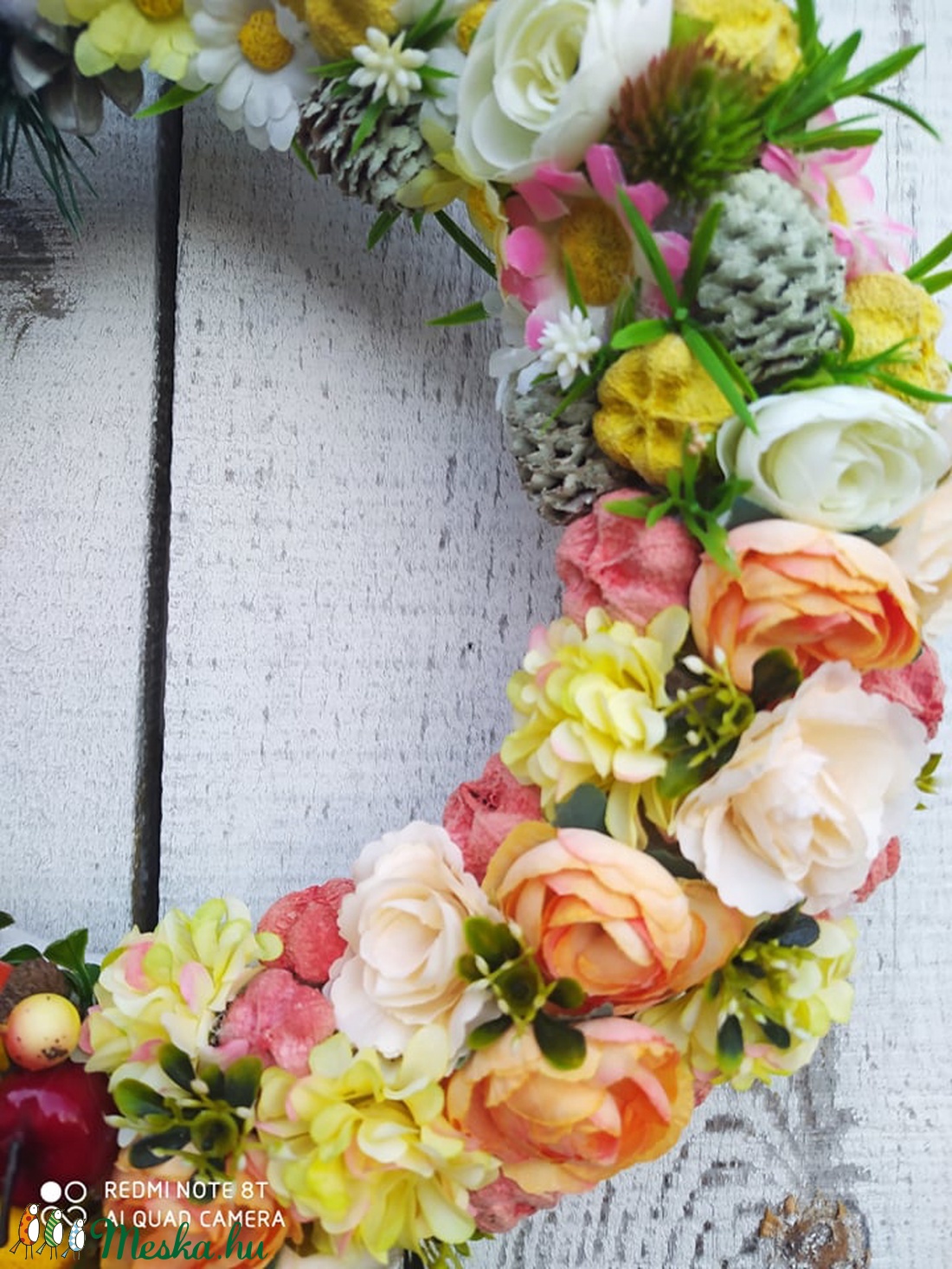 Négyévszakos kopogtató, ajtódísz,koszorú - otthon & életmód - dekoráció - ajtó- és ablak dekoráció - ajtódísz & kopogtató - Meska.hu