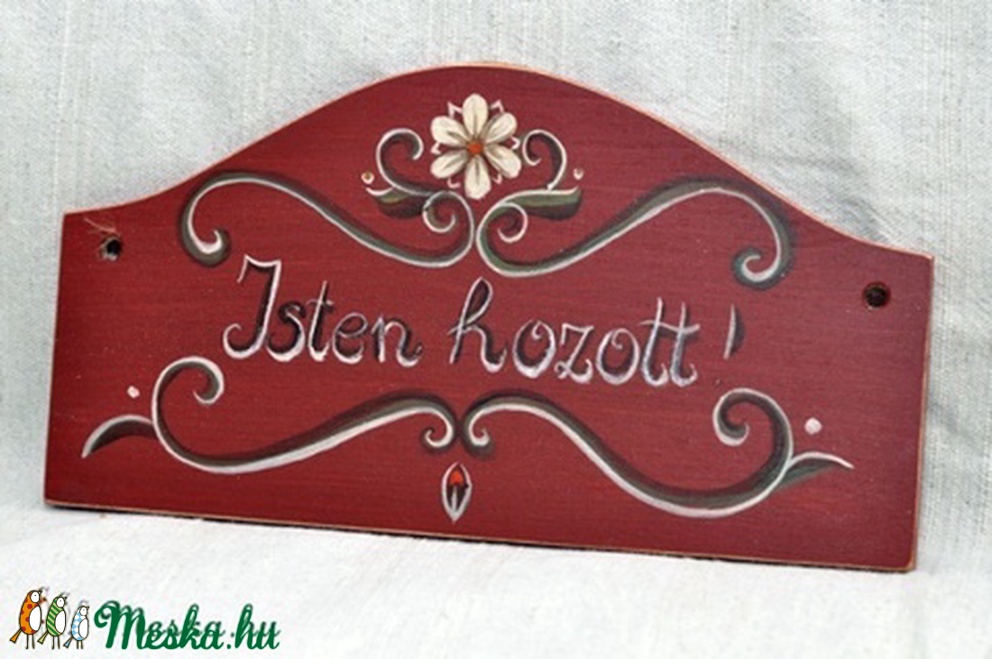 Isten hozott tábla , ajtódísz -  - Meska.hu