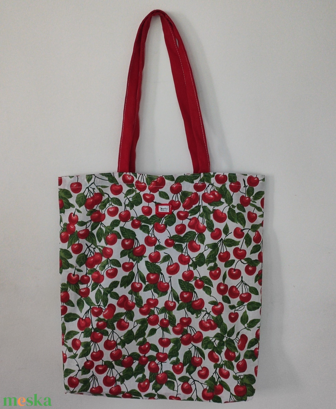 Cseresznyés cseresznyemintás vászontáska bevásárlótáska - táska & tok - bevásárlás & shopper táska - shopper, textiltáska, szatyor - Meska.hu Cseresznyés cseresznyemintás vászontáska bevásárlótáska - táska & tok - bevásárlás & shopper táska - shopper, textiltáska, szatyor - Meska.hu