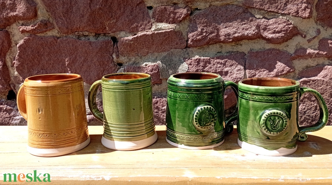 Kerámia korsó  - otthon & életmód - konyhafelszerelés, tálalás - tálalás - sörös pohár és korsó - Meska.hu