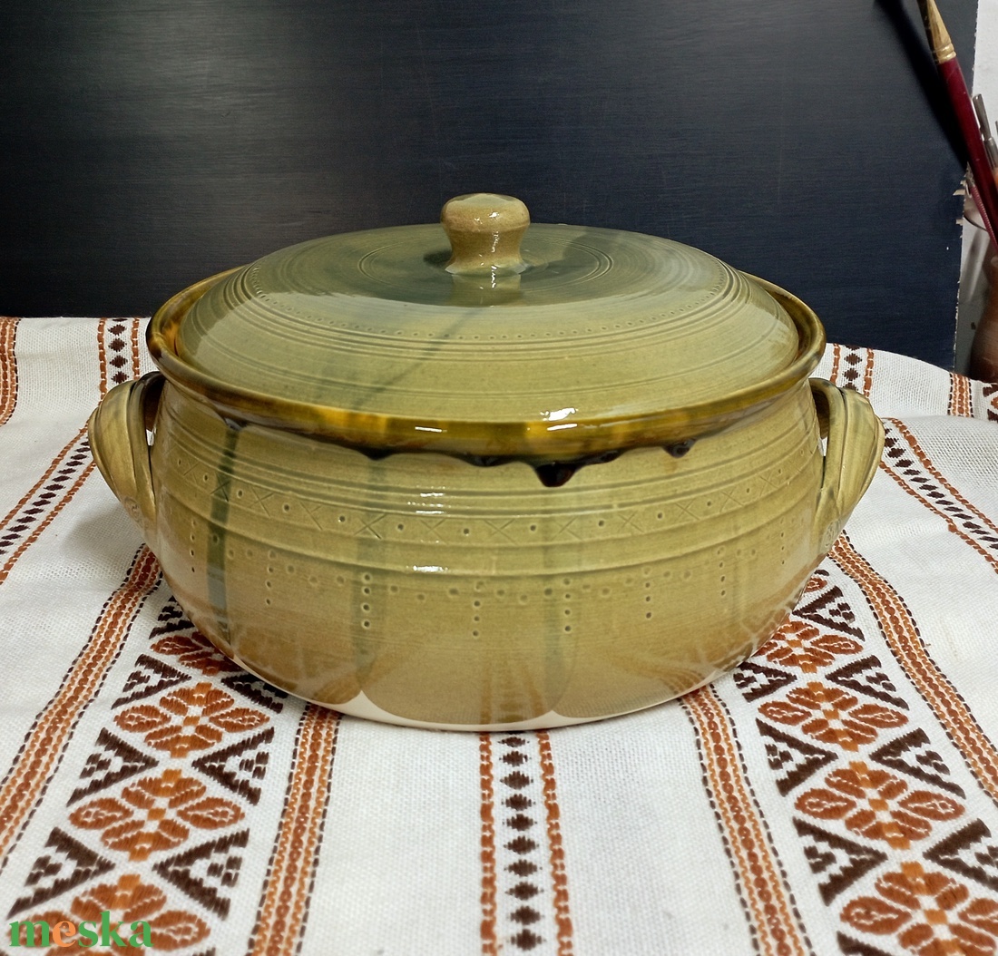 Cserépedény  5l - otthon & életmód - konyhafelszerelés, tálalás - sütés, főzés - sütő- és főzőedény - Meska.hu