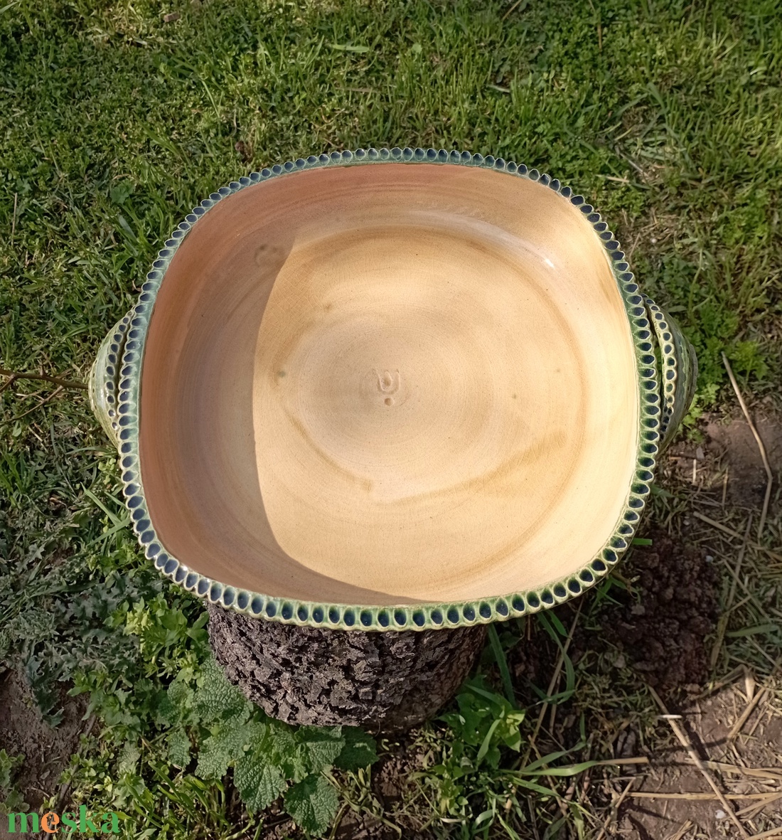 Szögletes sütőtál  - otthon & életmód - konyhafelszerelés, tálalás - sütés, főzés - sütő- és főzőedény - Meska.hu