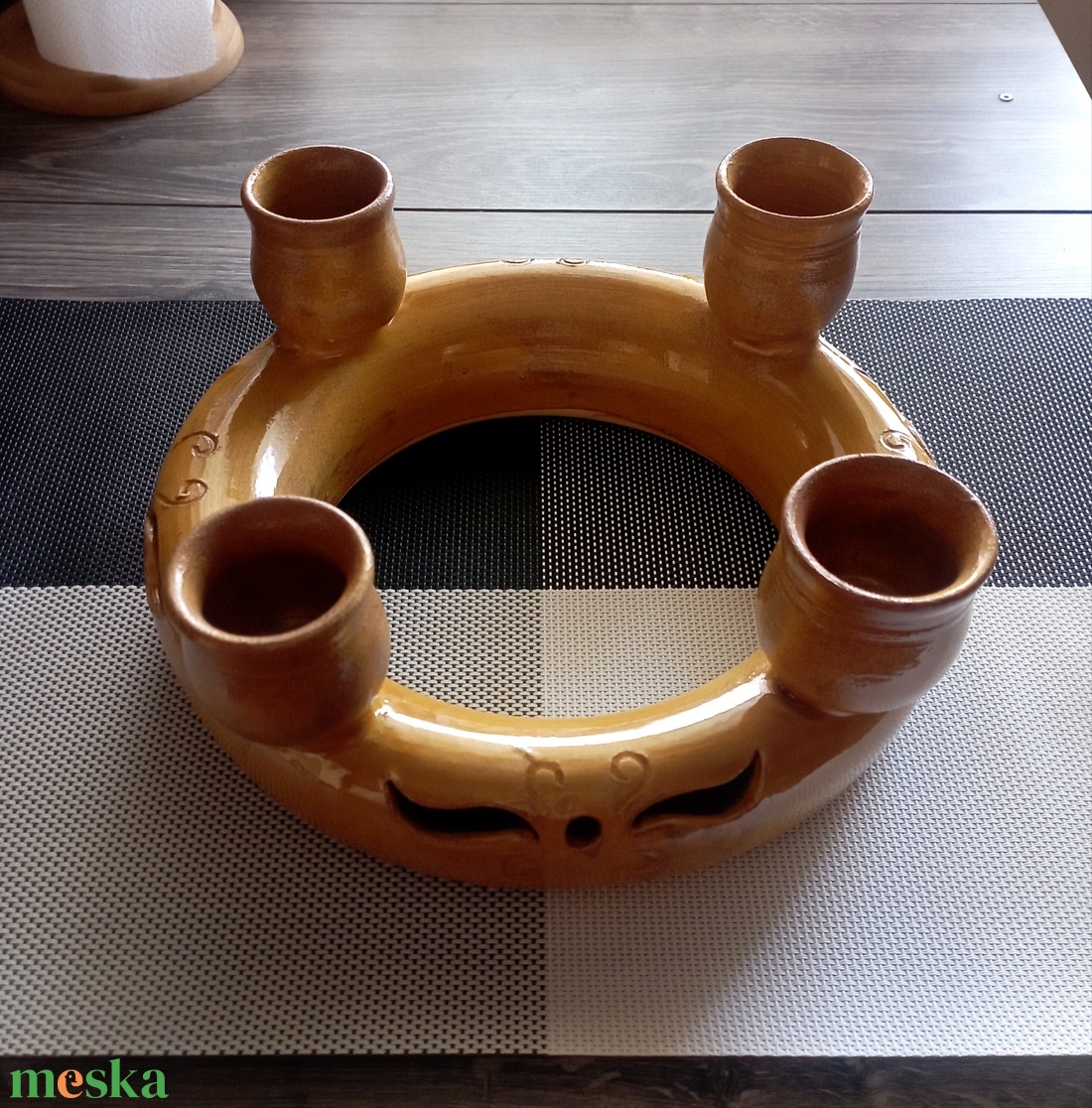 Adventi koszorú - karácsony - karácsonyi lakásdekoráció - karácsonyi lakásdíszek - Meska.hu