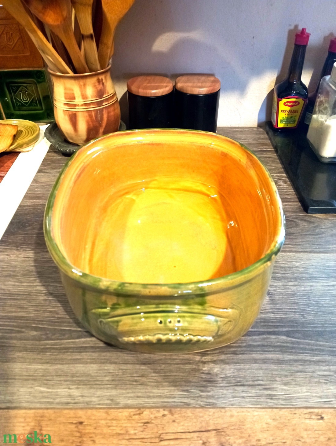 Kerámia tepsi  - karácsony - karácsonyi sütés-főzés - Meska.hu