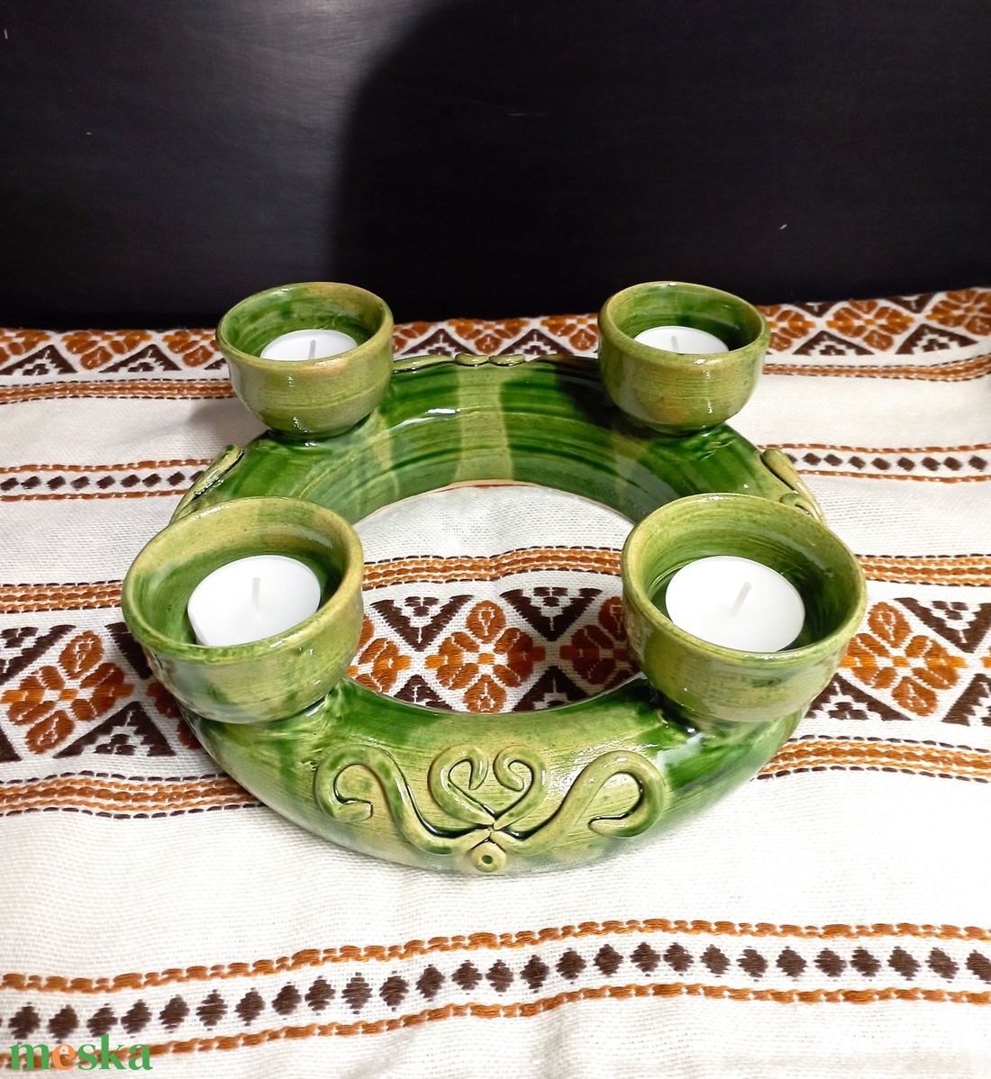 Adventi koszorú - karácsony - adventi díszek - adventi koszorú - Meska.hu