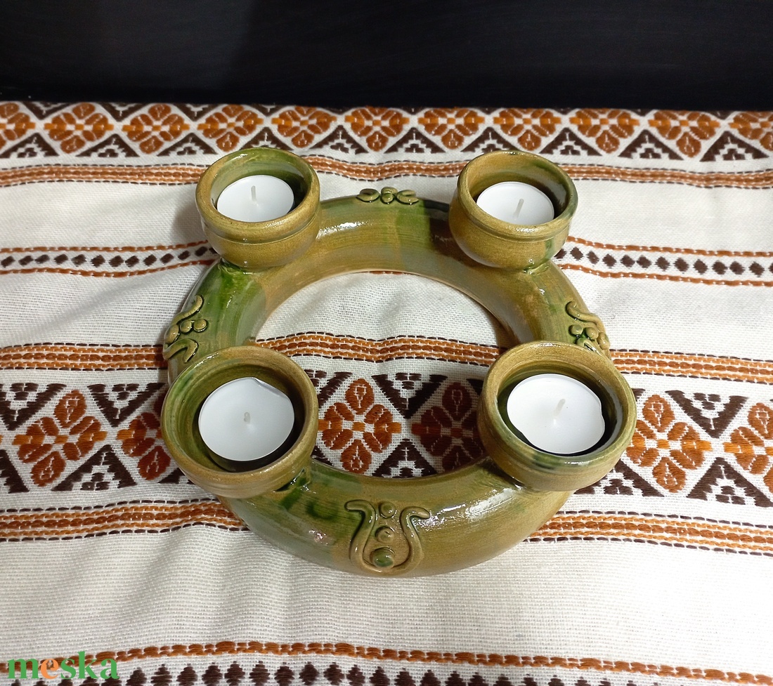 Adventi koszorú - karácsony - adventi díszek - adventi koszorú - Meska.hu