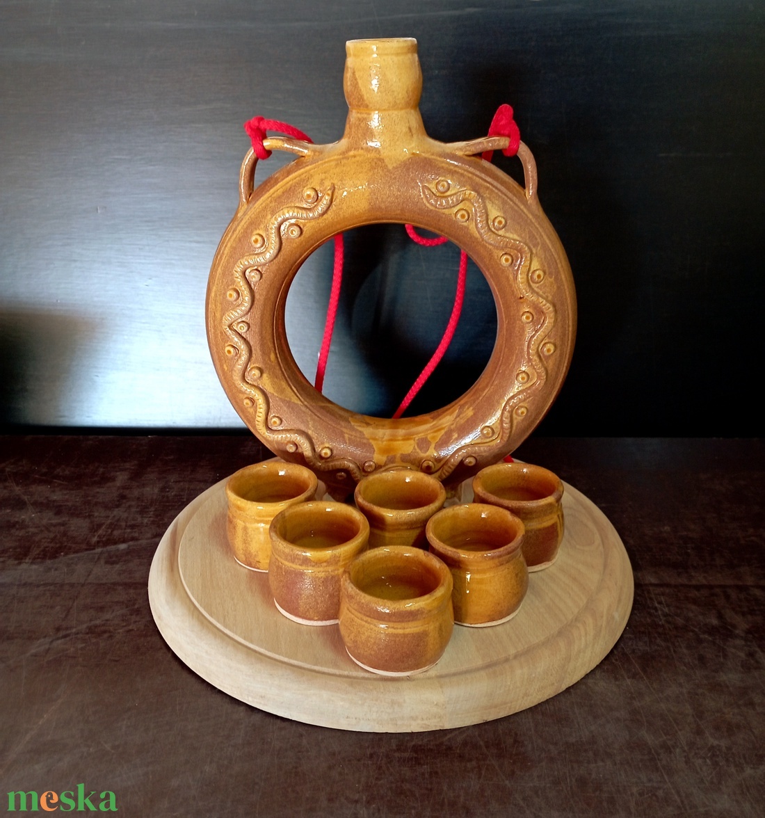 Pereckulacs készlet  - otthon & életmód - konyhafelszerelés, tálalás - tálalás - pálinkás poharak, szettek - Meska.hu