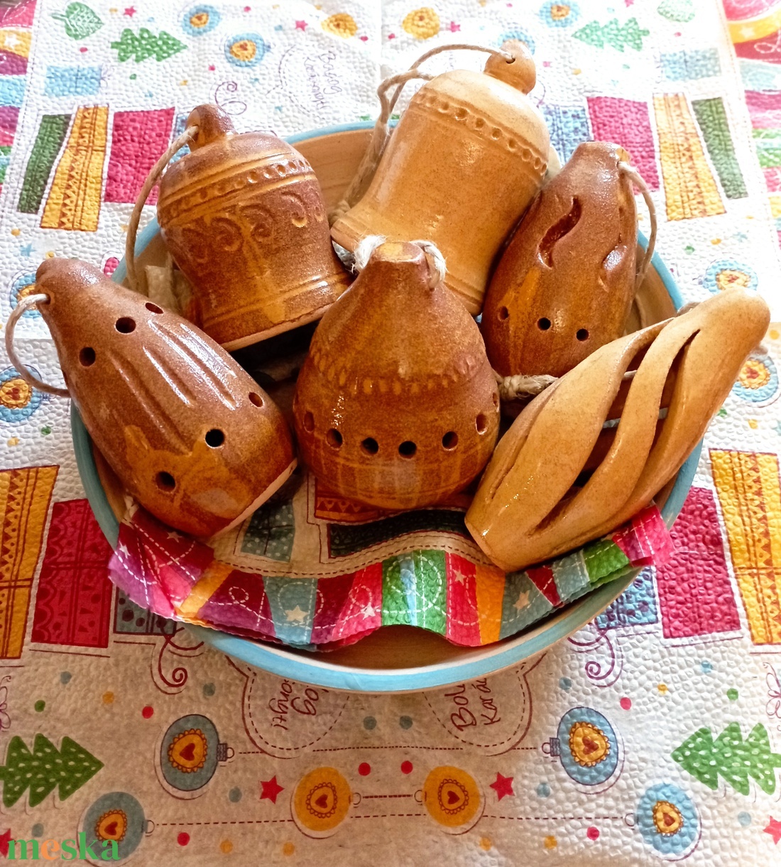 Karácsonyfa díszek  - karácsony - karácsonyi lakásdekoráció - karácsonyfadíszek - Meska.hu