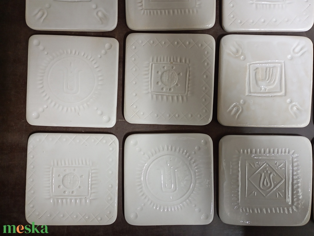 Dekor csempék Nóra részére  - otthon & életmód - dekoráció - fali és függő dekoráció - csempe - Meska.hu