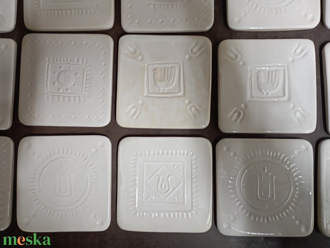 Dekor csempék Nóra részére  - otthon & életmód - dekoráció - fali és függő dekoráció - csempe - Meska.hu