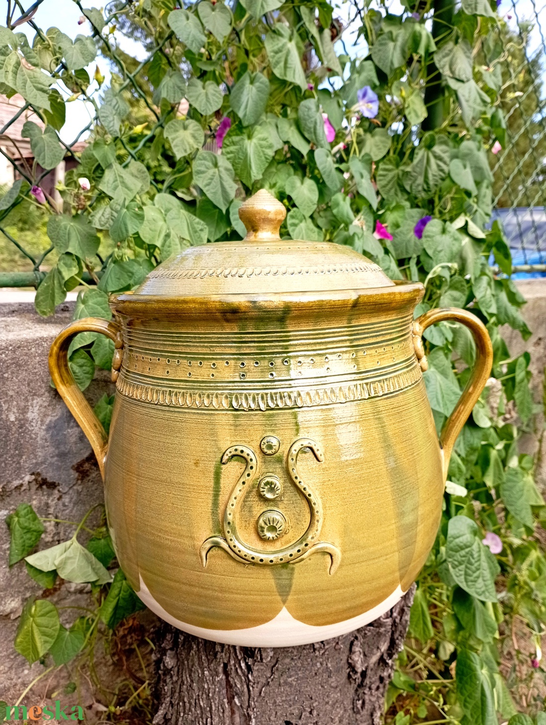 Cserépfazék  - otthon & életmód - ház & kert - bográcsozás, grillezés - Meska.hu