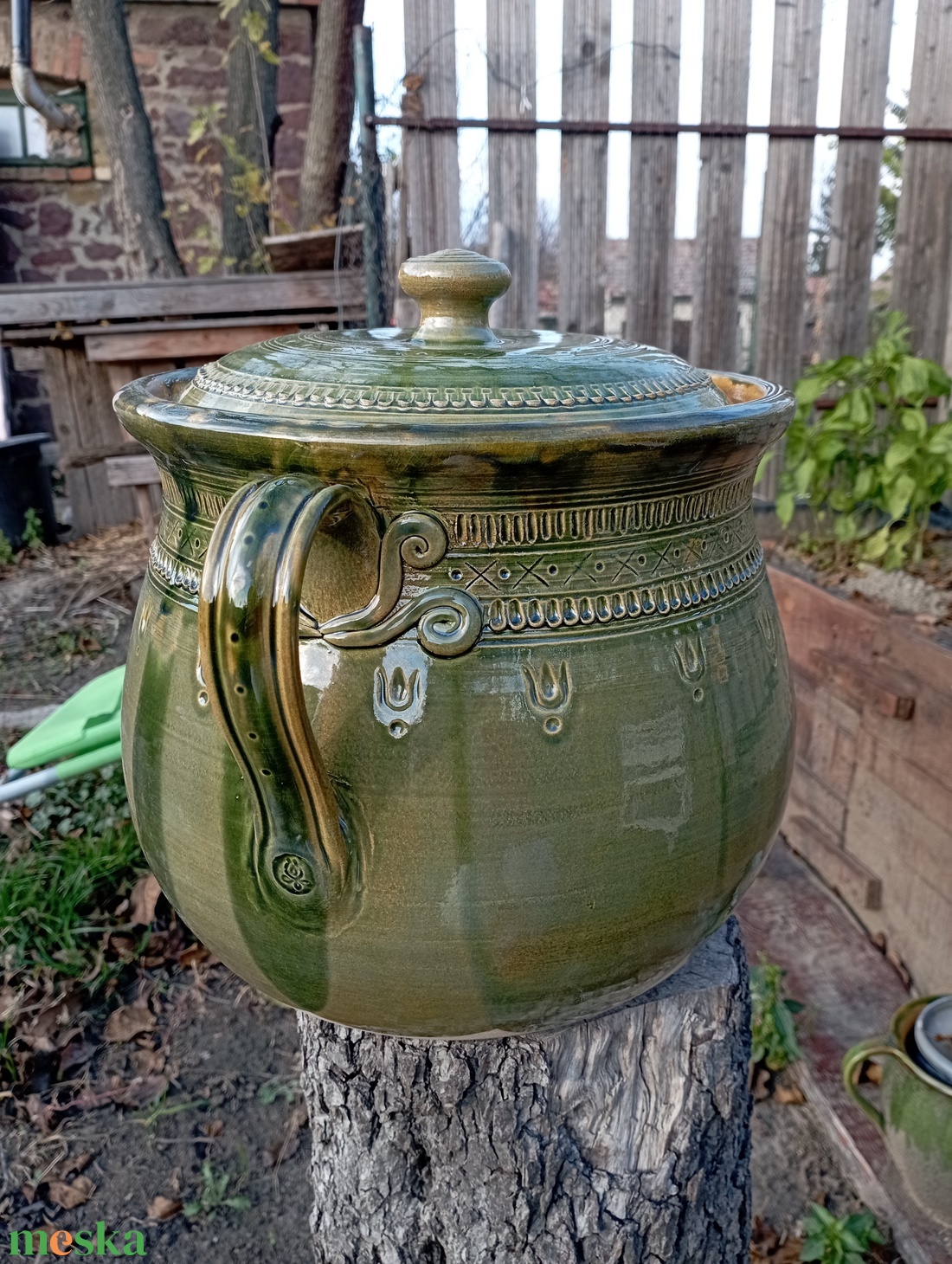 Cserépfazék  - otthon & életmód - ház & kert - bográcsozás, grillezés - Meska.hu