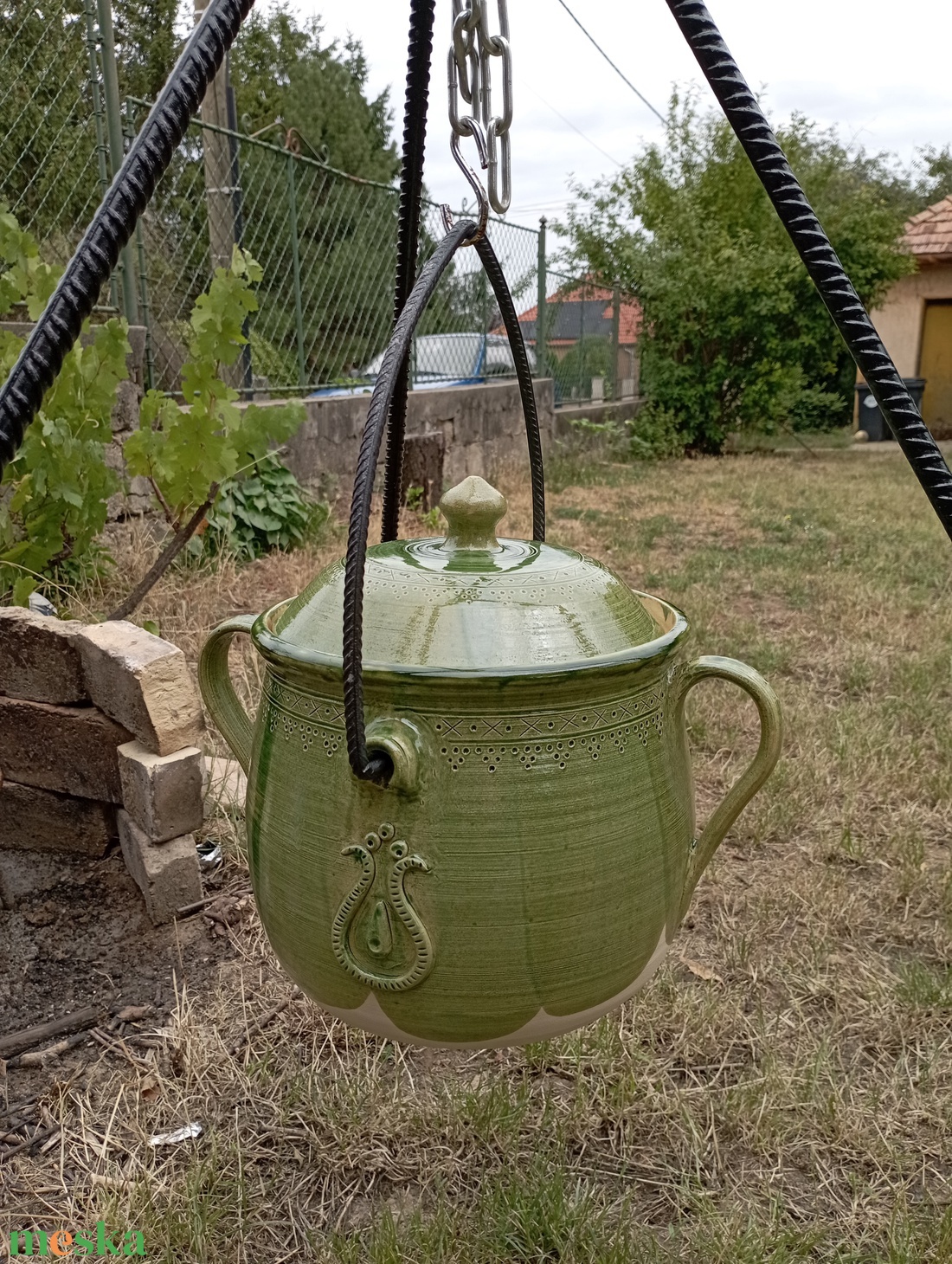 Cserépbogrács - otthon & életmód - ház & kert - bográcsozás, grillezés - Meska.hu