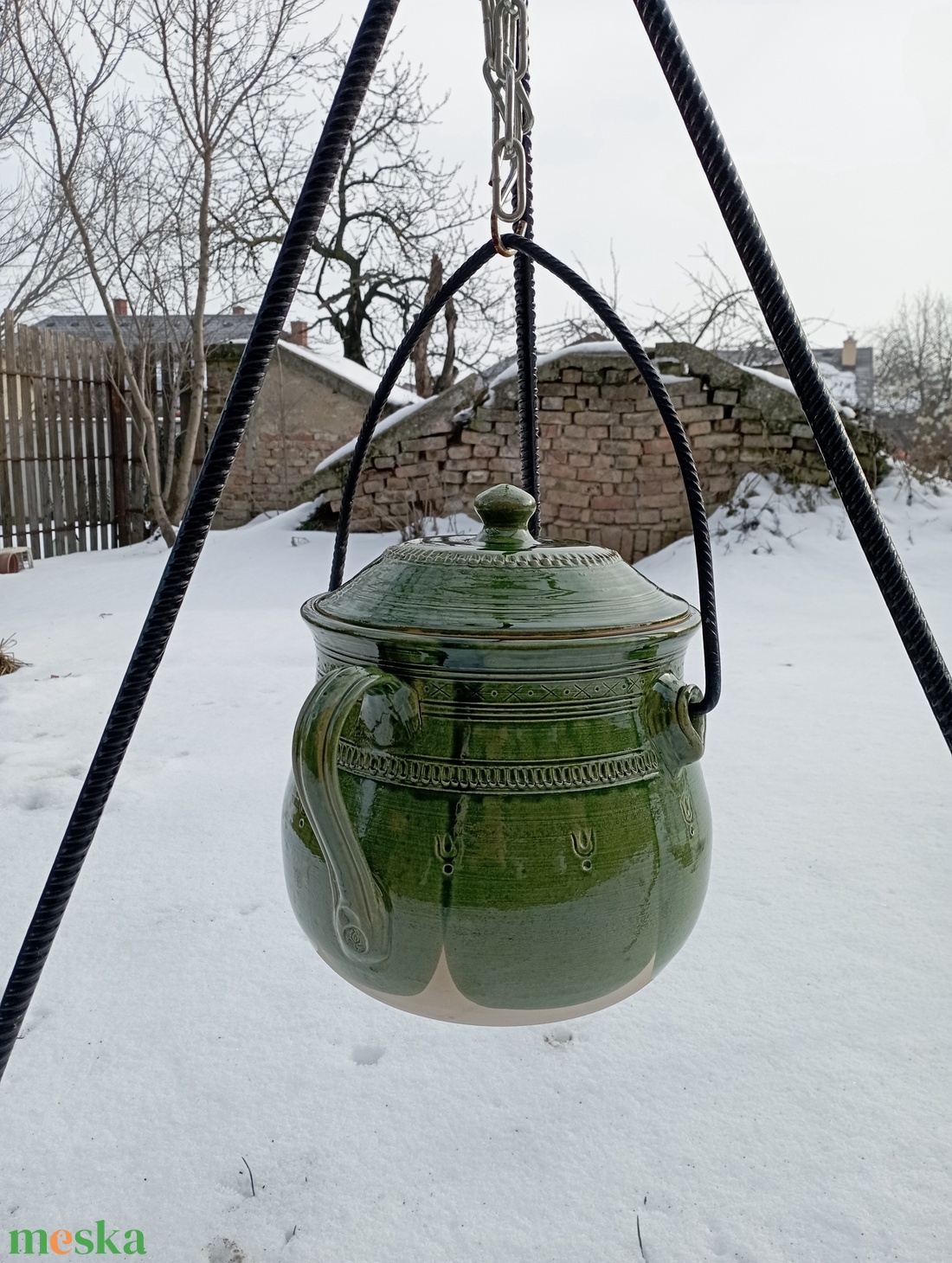 Cserépbogrács - otthon & életmód - ház & kert - bográcsozás, grillezés - Meska.hu