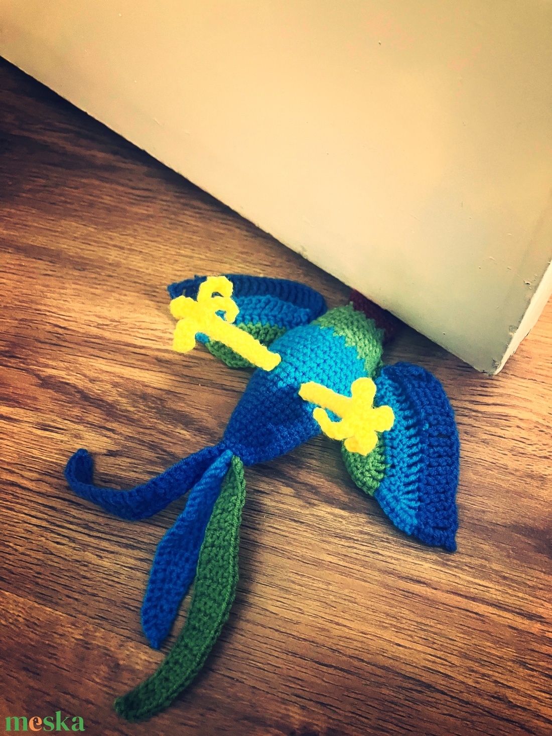 Lapult Lakók�-Horgolt Hey hey csirke ajtótámasz  - otthon & életmód - dekoráció - ajtó- és ablak dekoráció - ajtótámasz - Meska.hu