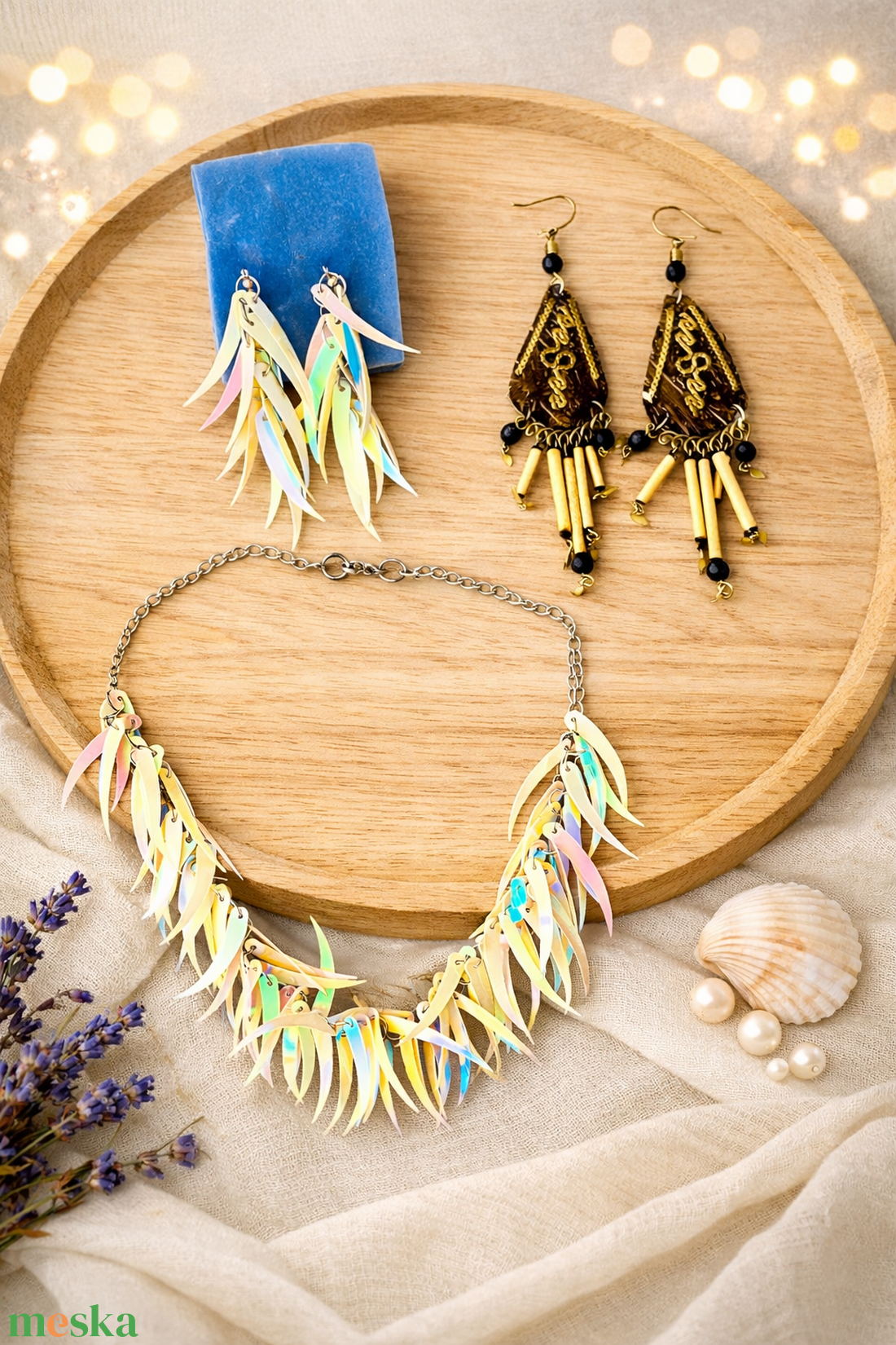 Bohém bizsuk - ékszer - ékszerszett - Meska.hu