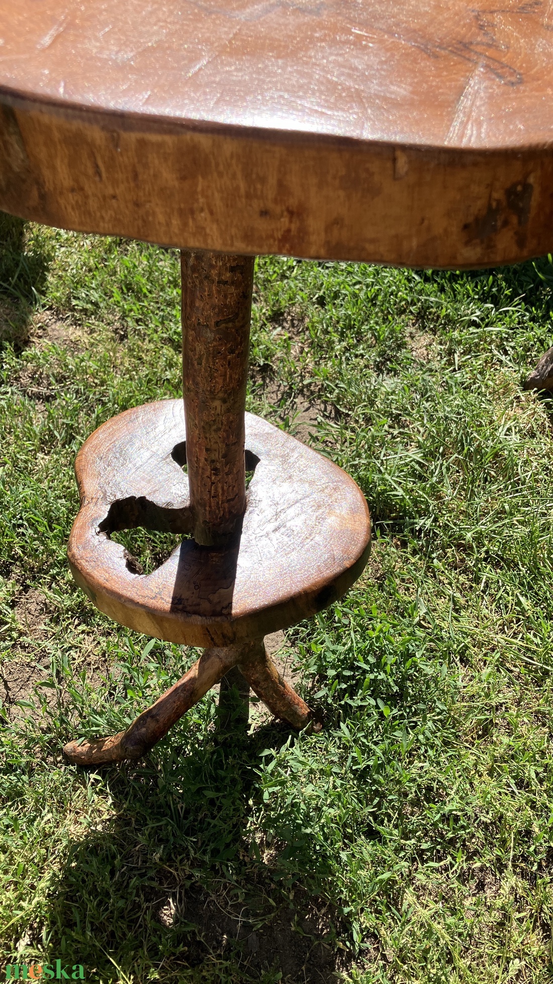 Egyedi kézműves fa asztalka - otthon & életmód - bútor - asztal - Meska.hu