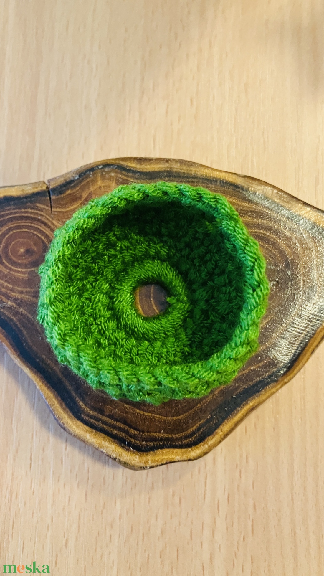 Horgolt húsvéti tojástartó kosárka � - ünnepi díszek, dekorációk - húsvéti díszek és dekorációk - húsvéti ajándékátadó - Meska.hu