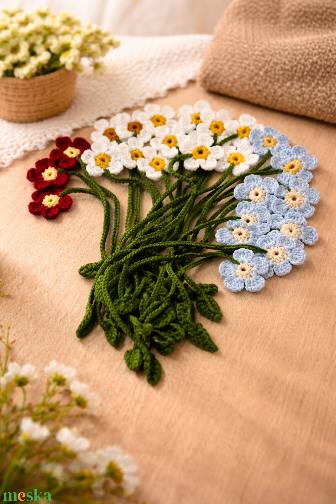 Horgolt könyvjelző - könyv & zene - könyvjelző - Meska.hu