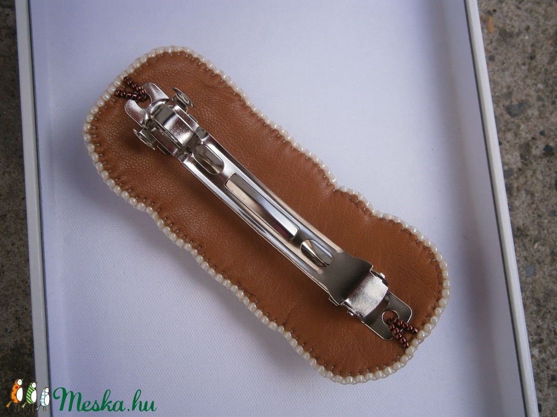 Gyöngyhímzett franciacsat - - Meska.hu Gyöngyhímzett franciacsat - - Meska.hu