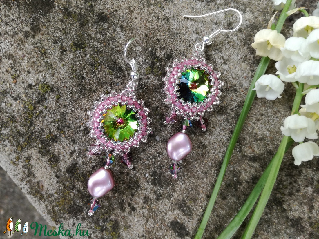 Swarovski fülbevaló - - Meska.hu Swarovski fülbevaló - - Meska.hu