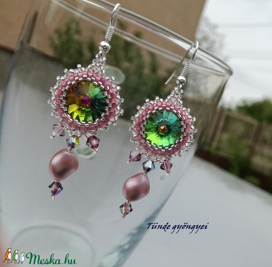 Swarovski fülbevaló - - Meska.hu Swarovski fülbevaló - - Meska.hu