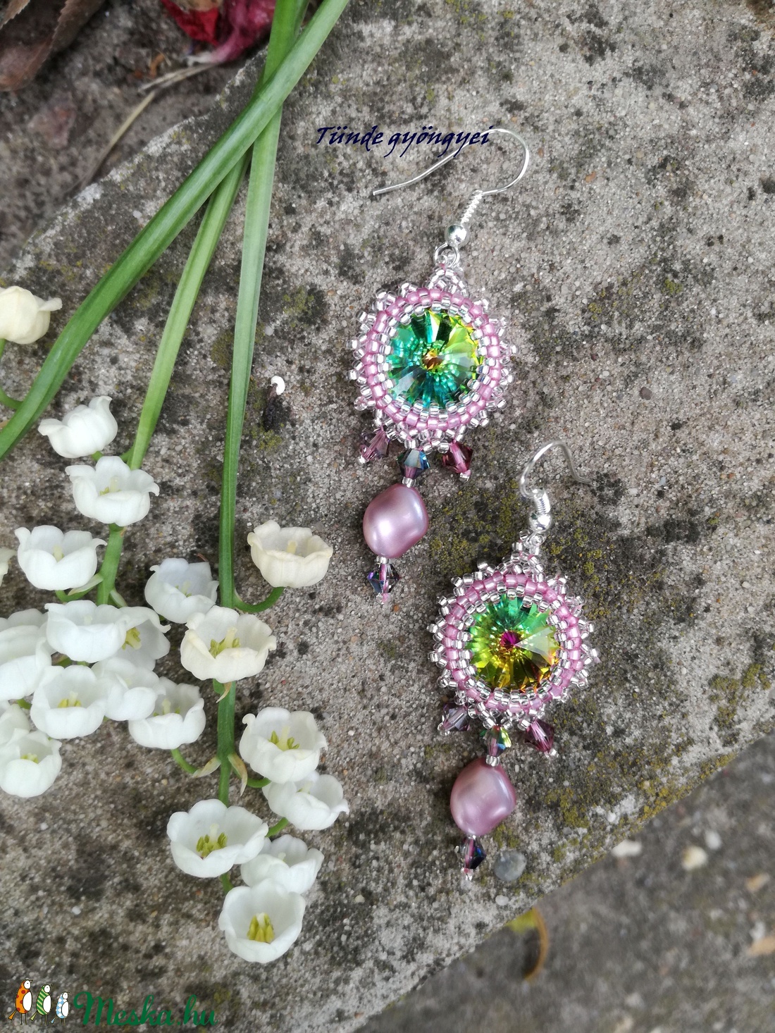 Swarovski fülbevaló - - Meska.hu Swarovski fülbevaló - - Meska.hu