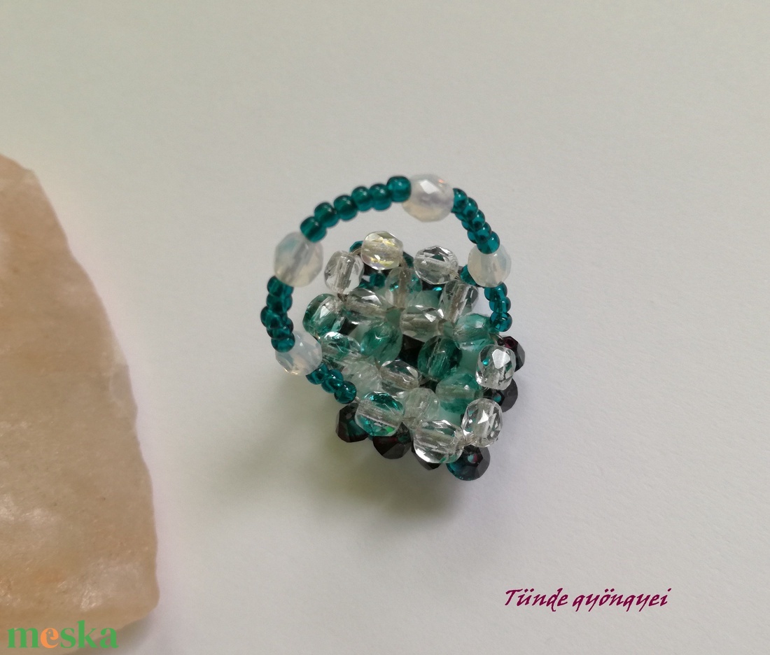 Swarovski gyűrű - ékszer - gyűrű - gyöngyös gyűrű - Meska.hu Swarovski gyűrű - ékszer - gyűrű - gyöngyös gyűrű - Meska.hu