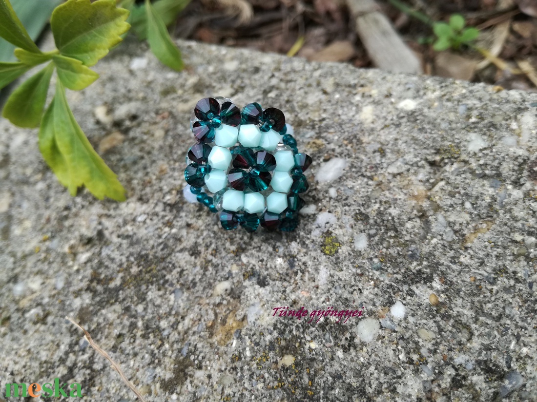 Swarovski gyűrű - ékszer - gyűrű - gyöngyös gyűrű - Meska.hu Swarovski gyűrű - ékszer - gyűrű - gyöngyös gyűrű - Meska.hu