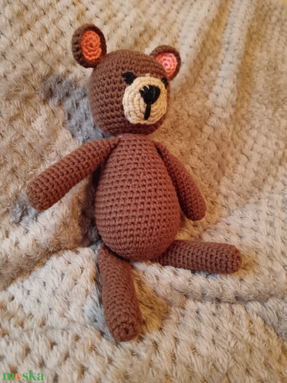 Horgolt Maci - játék & sport - plüssállat & játékfigura - maci - Meska.hu