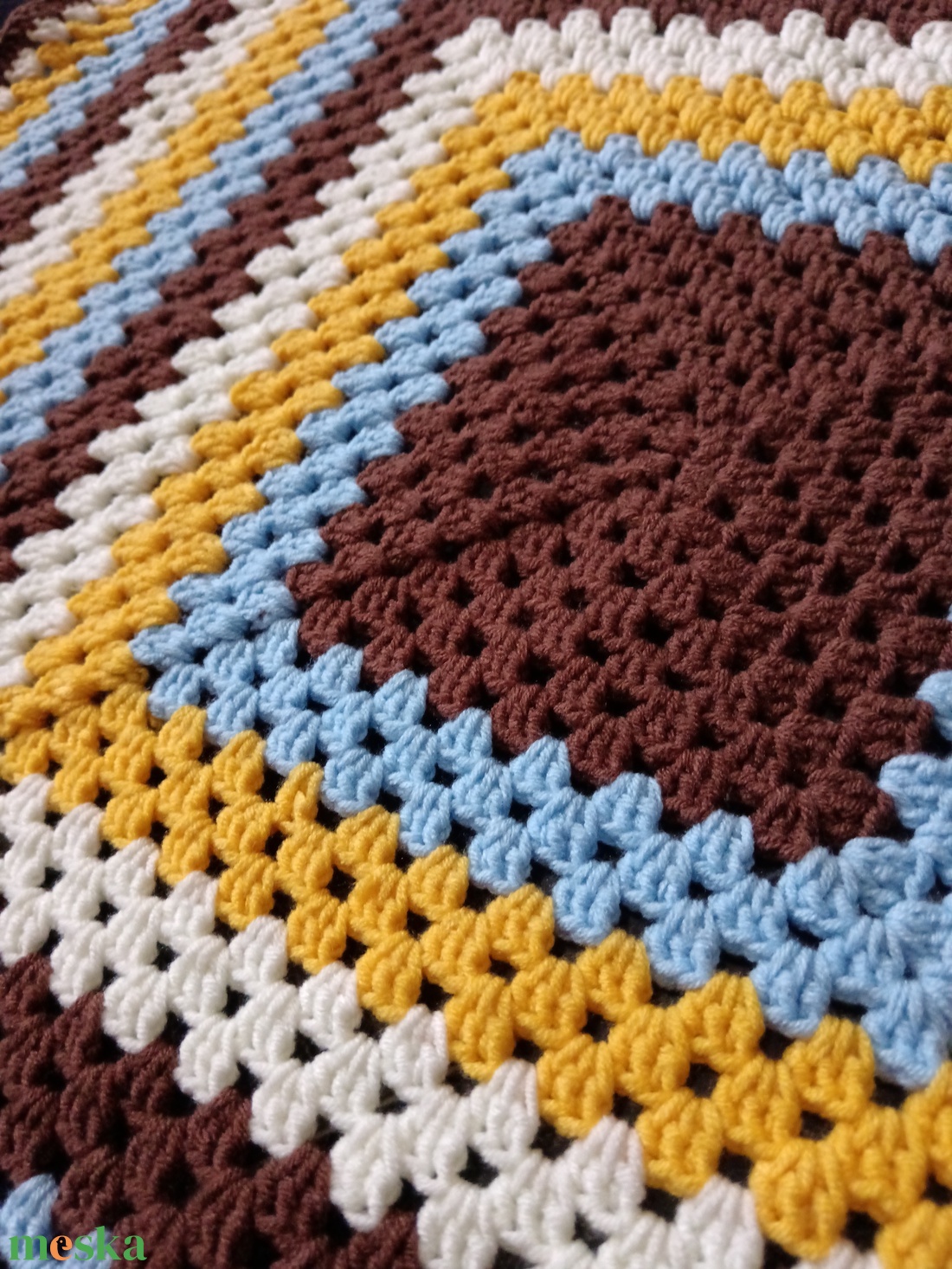 Horgolt babatakaró  - baba - mama - baba ágynemű - babatakaró, gyerek pléd - Meska.hu