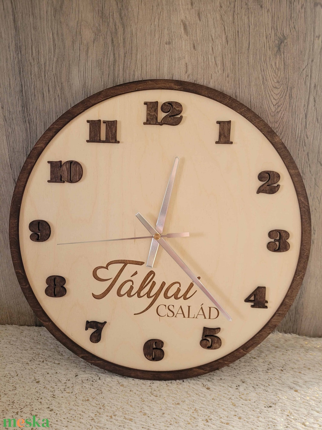 Fali óra - egyedi szöveggel - otthon & életmód - dekoráció - fali és függő dekoráció - falióra & óra - Meska.hu Fali óra - egyedi szöveggel - otthon & életmód - dekoráció - fali és függő dekoráció - falióra & óra - Meska.hu