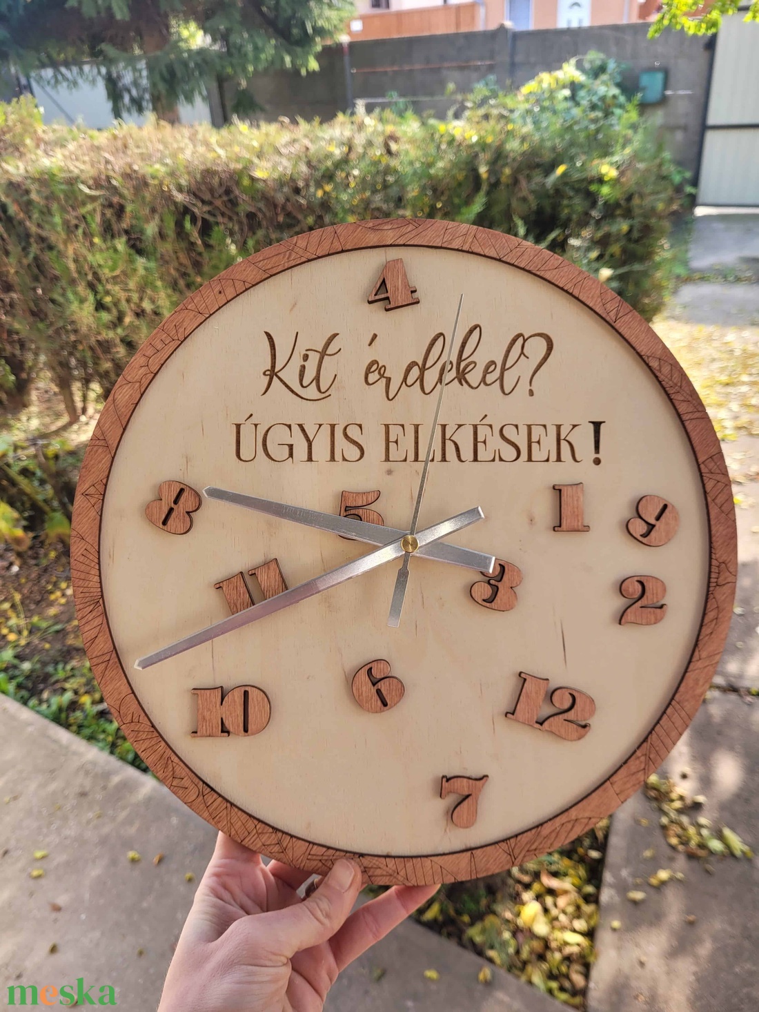 Fali óra - egyedi szöveggel - otthon & életmód - dekoráció - fali és függő dekoráció - falióra & óra - Meska.hu Fali óra - egyedi szöveggel - otthon & életmód - dekoráció - fali és függő dekoráció - falióra & óra - Meska.hu