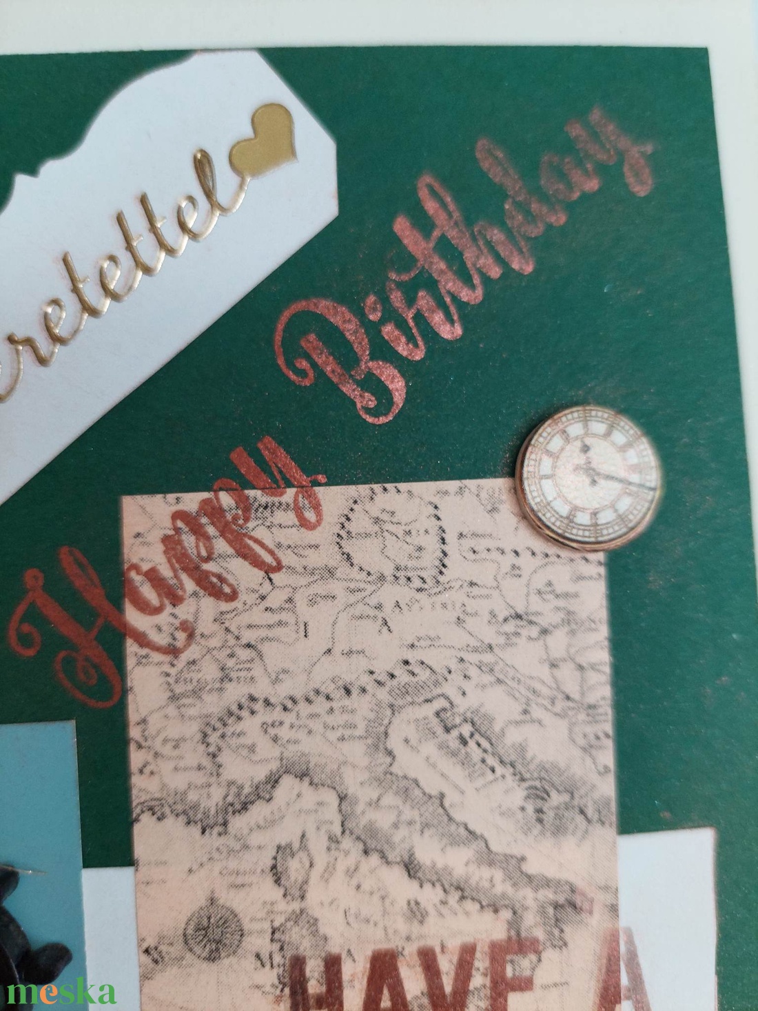 Képeslap vintage tengerész stílusban - otthon & életmód - papír, írószer - ajándékozás kellékei - képeslap, üdvözlőlap - Meska.hu